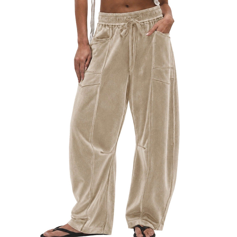 📢📢50%Rabatt!!!🎉✨Lässige Damen-Hose mit Kordelzug, entspannte Passform