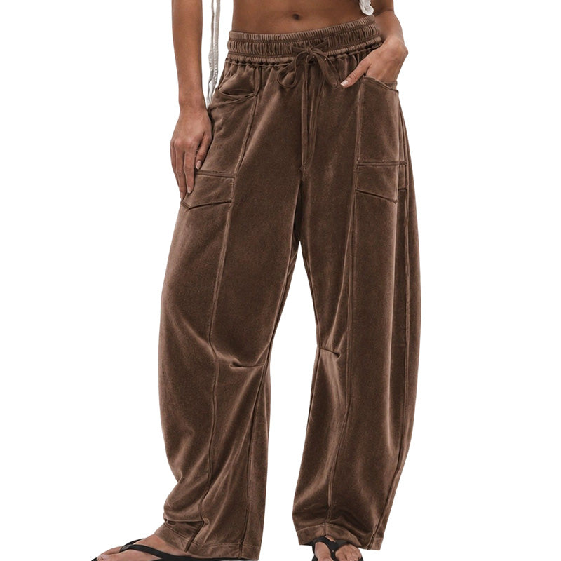 📢📢50%Rabatt!!!🎉✨Lässige Damen-Hose mit Kordelzug, entspannte Passform