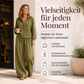 📢📢50%Rabatt!!!🎉✨Damen-Set aus Reißverschluss-Cardigan und Weithosen