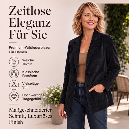 📢📢50%Rabatt!!!🎉✨Wildlederblazer für Damen
