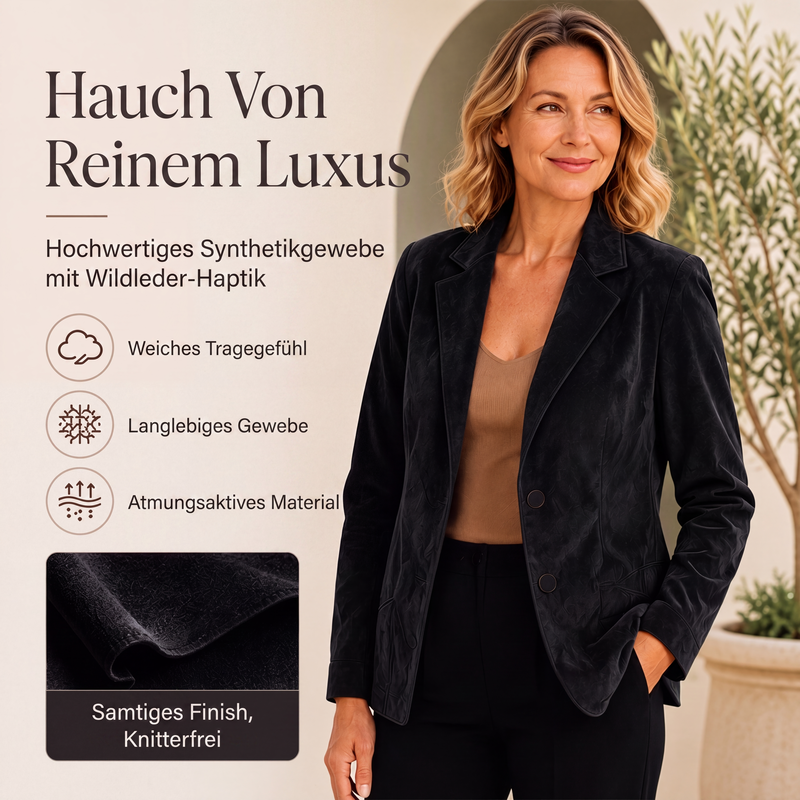 📢📢50%Rabatt!!!🎉✨Wildlederblazer für Damen