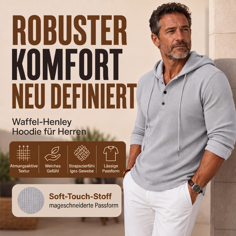 📢📢50%Rabatt!!!🎉✨Damen Casual Kapuzenpullover aus Waffelstrick