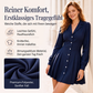Blazerkleid mit Plissees und langen Ärmeln für Damen