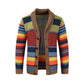📢📢50%Rabatt!!!🎉✨Gestreifter Strickcardigan mit Schalkragen für Herren