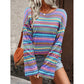 📢📢50%Rabatt!!!🎉✨Bunter Strickpullover für Damen mit geometrischen Streifen