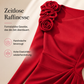 📢📢50%Rabatt!!!💎✨ Jetzt im Trend – Rosendetail-Midikleid – vielseitig und stilvoll