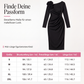📢📢50%Rabatt!!!💎✨ Jetzt im Trend – Rosendetail-Midikleid – vielseitig und stilvoll