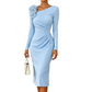 📢📢50%Rabatt!!!💎✨ Jetzt im Trend – Rosendetail-Midikleid – vielseitig und stilvoll