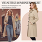 📢📢50%Rabatt!!!🎉✨Damen-Casual-Trenchcoat mit Zweireiher