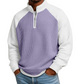 📢📢50%Rabatt!!!🎉✨Herren-Waffelstrick-Quarter-Zip-T-Shirt