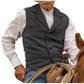 📢📢50%Rabatt!!!🎉✨Herren-Weste im Vintage-Stil mit Revers und Fischgrätmuster aus Tweed