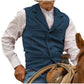 📢📢50%Rabatt!!!🎉✨Herren-Weste im Vintage-Stil mit Revers und Fischgrätmuster aus Tweed