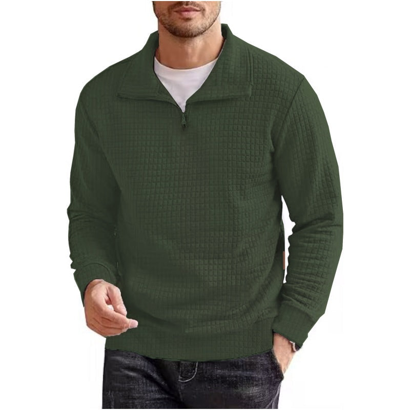 📢📢50%Rabatt!!!🎉✨Langarm-Pullover für Herren mit Viertelreißverschluss