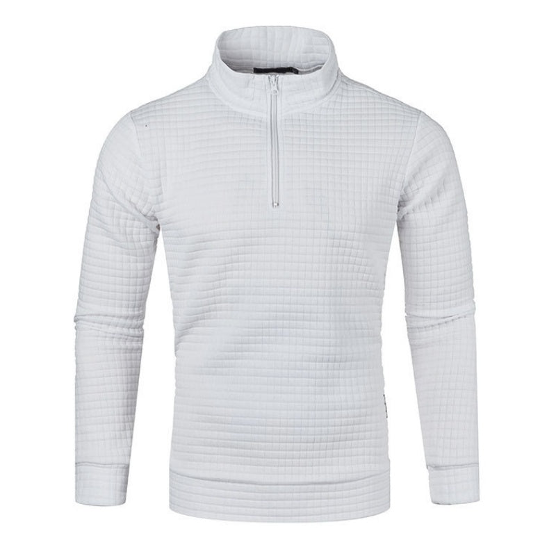 📢📢50%Rabatt!!!🎉✨Langarm-Pullover für Herren mit Viertelreißverschluss