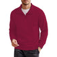 📢📢50%Rabatt!!!🎉✨Langarm-Pullover für Herren mit Viertelreißverschluss