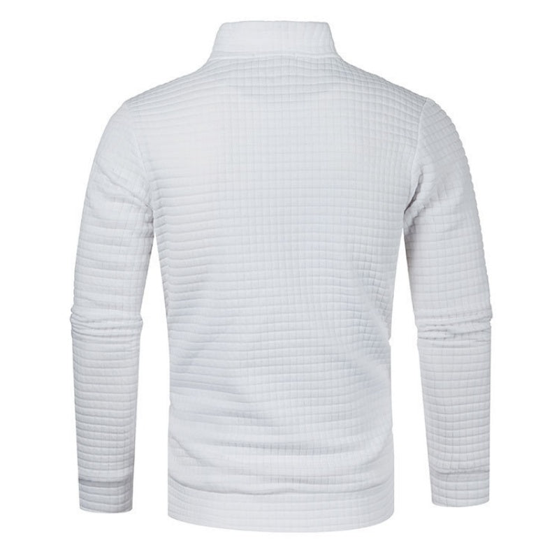 📢📢50%Rabatt!!!🎉✨Langarm-Pullover für Herren mit Viertelreißverschluss