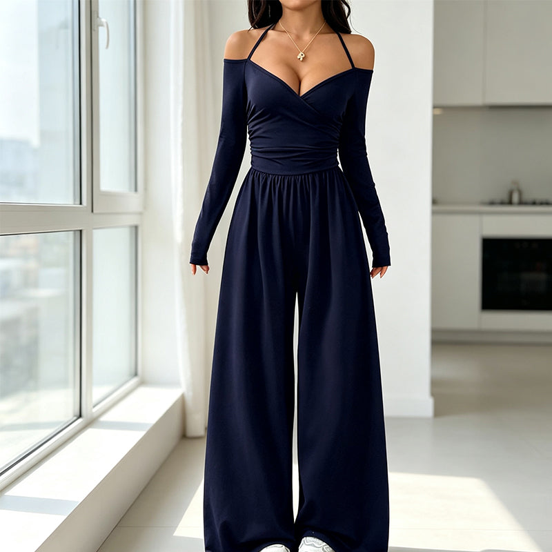 📢📢50%Rabatt!!!💎🌸 Bestseller – Jumpsuit mit Neckholder – perfekt für Partys