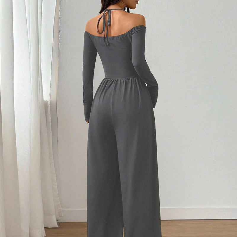 📢📢50%Rabatt!!!💎🌸 Bestseller – Jumpsuit mit Neckholder – perfekt für Partys