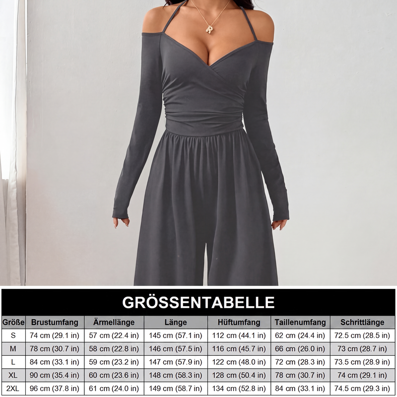 📢📢50%Rabatt!!!💎🌸 Bestseller – Jumpsuit mit Neckholder – perfekt für Partys