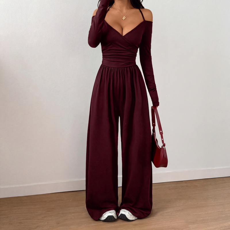 📢📢50%Rabatt!!!💎🌸 Bestseller – Jumpsuit mit Neckholder – perfekt für Partys