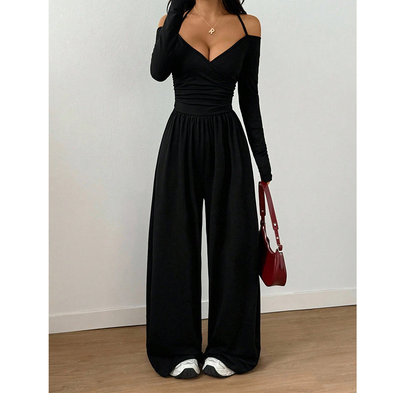 📢📢50%Rabatt!!!💎🌸 Bestseller – Jumpsuit mit Neckholder – perfekt für Partys
