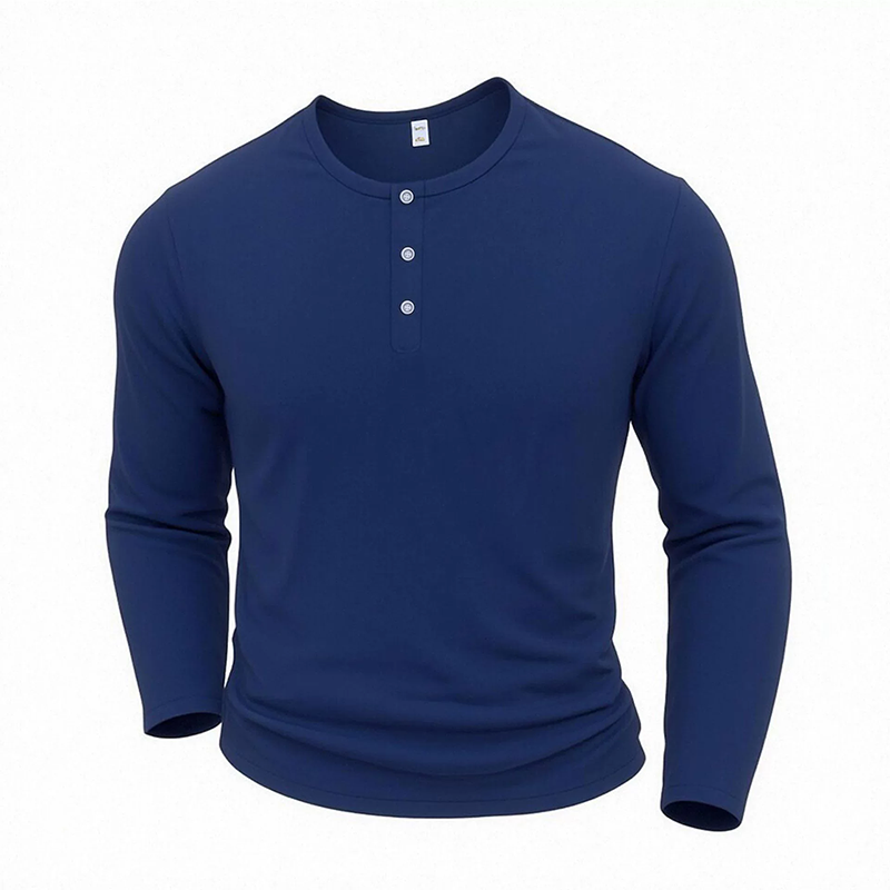 💎Riesige Rabatte👕 Neuheiten – Klassisches Henley-Hemd – bequem und vielseitig