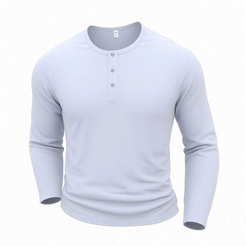 💎Riesige Rabatte👕 Neuheiten – Klassisches Henley-Hemd – bequem und vielseitig