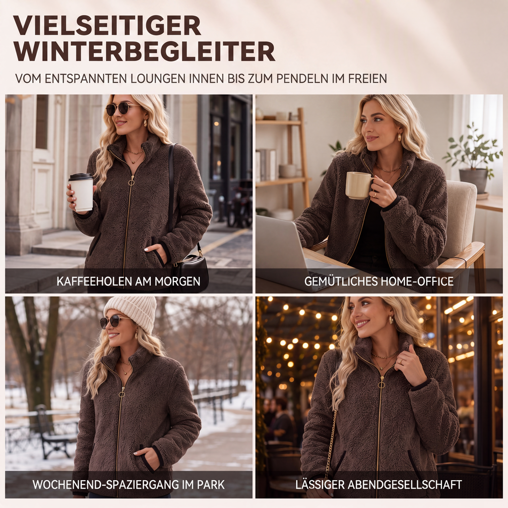 📢📢50%Rabatt!!!🎉✨Legere Strickjacke mit Reißverschluss für Damen