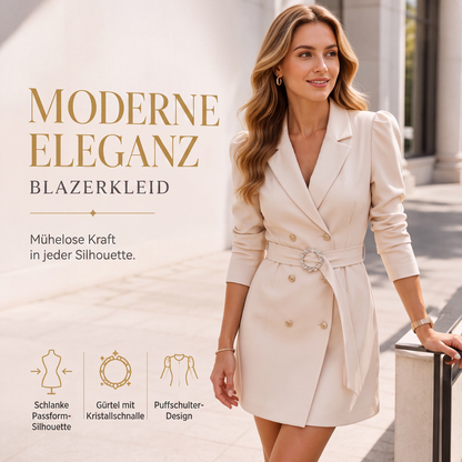 📢📢50%Rabatt!!!🎉✨Elegantes zweireihiges Blazerkleid für Damen