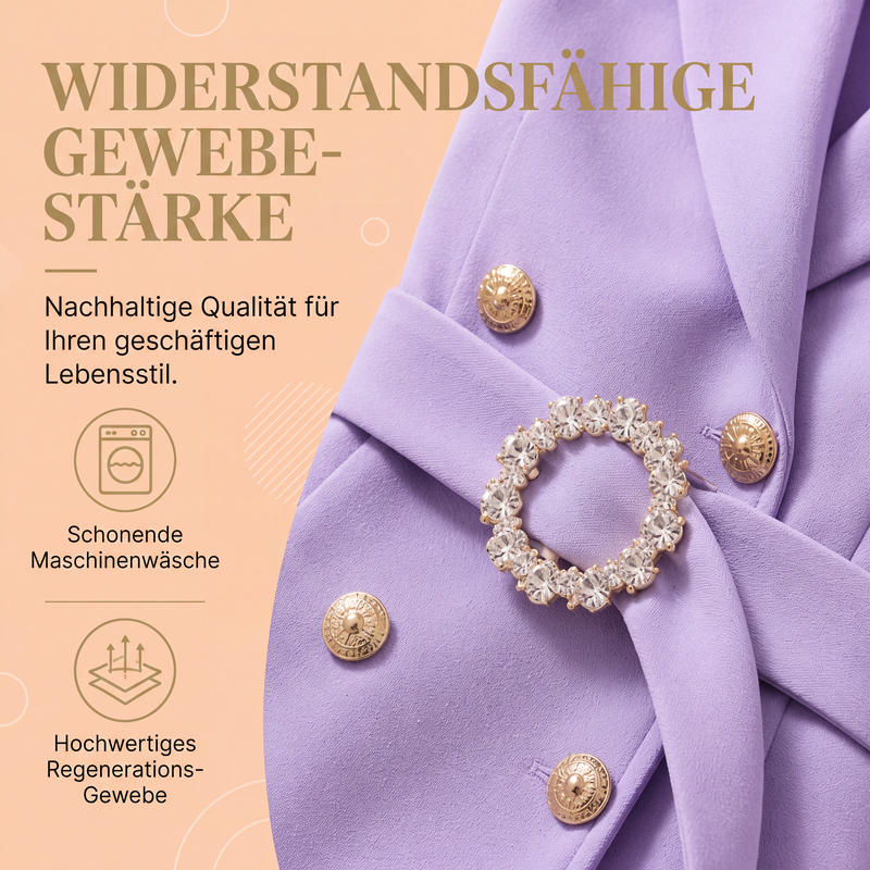 📢📢50%Rabatt!!!🎉✨Elegantes zweireihiges Blazerkleid für Damen