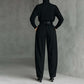 📢📢50%Rabatt!!!🎉✨Eleganter Damen-Zweiteiler: Rollkragen-Shirt & Hose mit hohem Bund