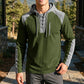 📢📢50%Rabatt!!!🎉✨Herren-Strickhoodie im Color-Block-Design, lässiger Stil