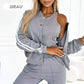 📢📢50%Rabatt!!!🎉✨Lässiges 3-teiliges Set für Damen - Jacke, Tanktop und Hose