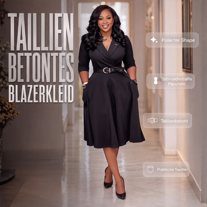 📢📢50%Rabatt!!!🎉✨Taillenbetontes Blazerkleid für Damen