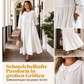 📢📢50%Rabatt!!!🎉⌛ Nur solange Vorrat reicht – danach regulärer Preis! Weites langärmliges Maxikleid für Damen mit Taschen