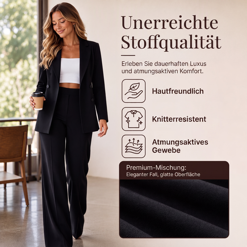 📢📢50%Rabatt!!!🎉✨Elegantes 2-teiliges Set für Damen: Blazer und Hose