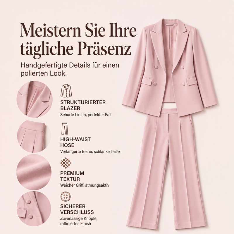 📢📢50%Rabatt!!!🎉✨Elegantes 2-teiliges Set für Damen: Blazer und Hose