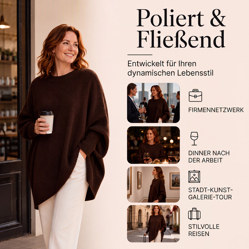 📢📢50%Rabatt!!!🎉✨Pullover mit Rundhalsausschnitt für Damen in Übergröße