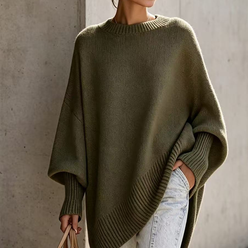 📢📢50%Rabatt!!!🎉✨Pullover mit Rundhalsausschnitt für Damen in Übergröße