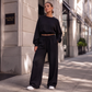 📢📢50%Rabatt!!!🎉✨2-teiliges Set: Sweatshirt und Hose für Damen