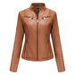 🧥 50 % RABATT | Markanter Moto-Look für jeden Tag – Damen Kunstlederjacke mit Reißverschluss