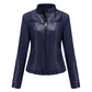🧥 50 % RABATT | Markanter Moto-Look für jeden Tag – Damen Kunstlederjacke mit Reißverschluss