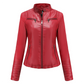 🧥 50 % RABATT | Markanter Moto-Look für jeden Tag – Damen Kunstlederjacke mit Reißverschluss