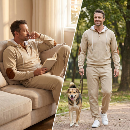 👕 50 % RABATT | Ein Set, kompletter Look – Herren 2-teiliger Kapuzen-Trainingsanzug