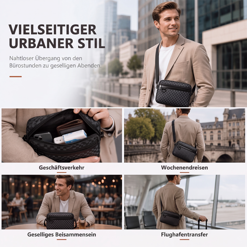📢📢50%Rabatt!!!🎉💎Jetzt im Trend – Quadratische Umhängetasche – urban und robust