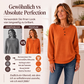📢📢50%Rabatt!!!🎉✨Lässiges Damen-Sweatshirt aus Waffelstrick
