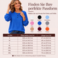 📢📢50%Rabatt!!!🎉✨Lässiges Damen-Sweatshirt aus Waffelstrick