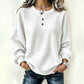 📢📢50%Rabatt!!!🎉✨Lässiges Damen-Sweatshirt aus Waffelstrick