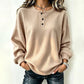 📢📢50%Rabatt!!!🎉✨Lässiges Damen-Sweatshirt aus Waffelstrick