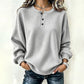 📢📢50%Rabatt!!!🎉✨Lässiges Damen-Sweatshirt aus Waffelstrick
